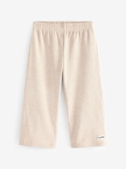 Ecru Ribbed Wide Leg Trousers (3mths-7yrs) - Image 6 of 8