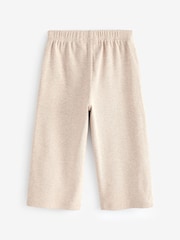 Ecru Ribbed Wide Leg Trousers (3mths-7yrs) - Image 7 of 8