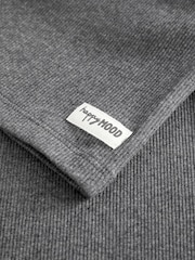 Charcoal Grey Ribbed Wide Leg Trousers (3mths-7yrs) - Image 7 of 7