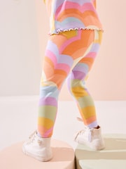 Rainbow Rib Jersey Leggings (3mths-7yrs) - Image 2 of 7