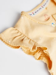 Blue/ Yellow Character Baby Rompers 3 Pack - Image 8 of 10