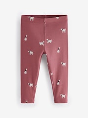 Rot, Hund - Gerippte Jerseyleggings (3 Monate bis 7 Jahre) - Bild 6 von 8