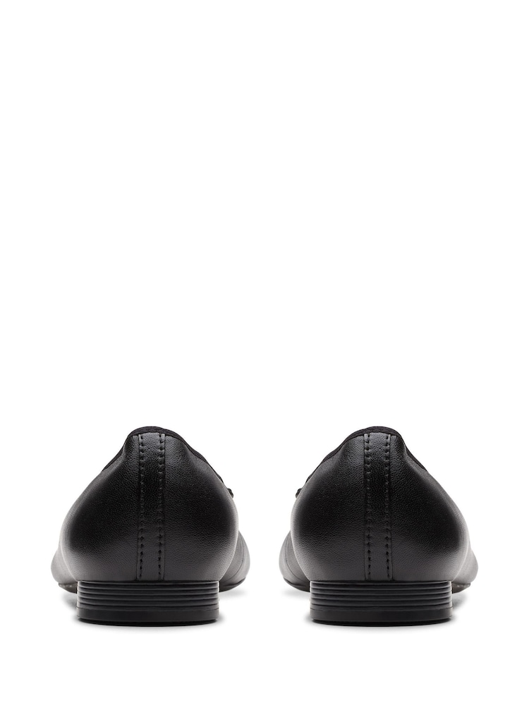 Buy Clarks Black Standard Fit (D) Leather Loreleigh Rae Shoes from