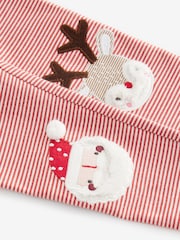 Red Stripe Christmas Santa Embellished Leggings (3mths-7yrs) - Image 7 of 7