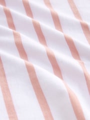 Pink Stripe Cap Sleeve T-Shirt Top - Image 6 of 7