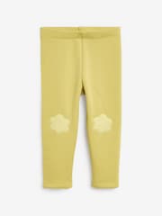 Bright Green Cosy Fleece Lined Leggings (3mths-7yrs) - Image 5 of 7