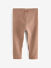 Tan Brown Cosy Fleece Lined Leggings (3mths-7yrs) - Image 2 of 3
