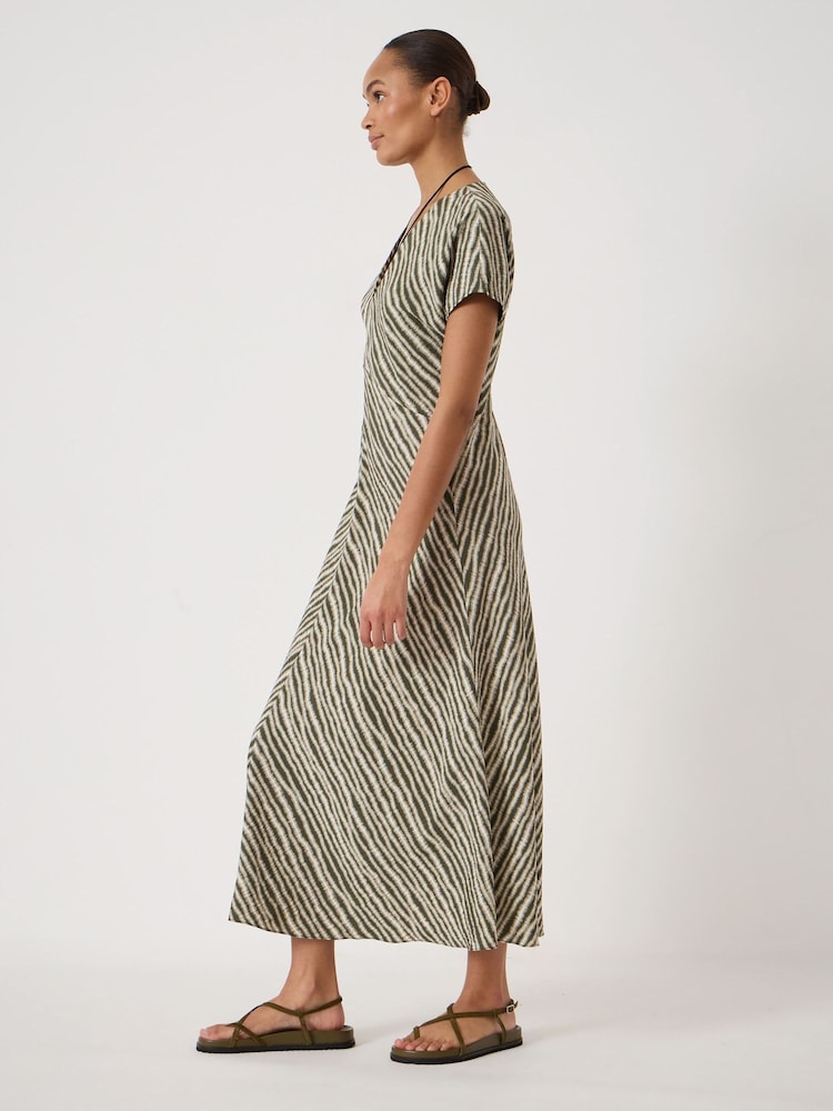 Hush Green Grace Air Flow V-Neck Maxi Dress - Image 2 of 5 Hush Green Grace Air Flow V-Neck Maxi Dress - Image 2 of 5