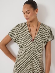 Hush Green Grace Air Flow V-Neck Maxi Dress - Image 4 of 5