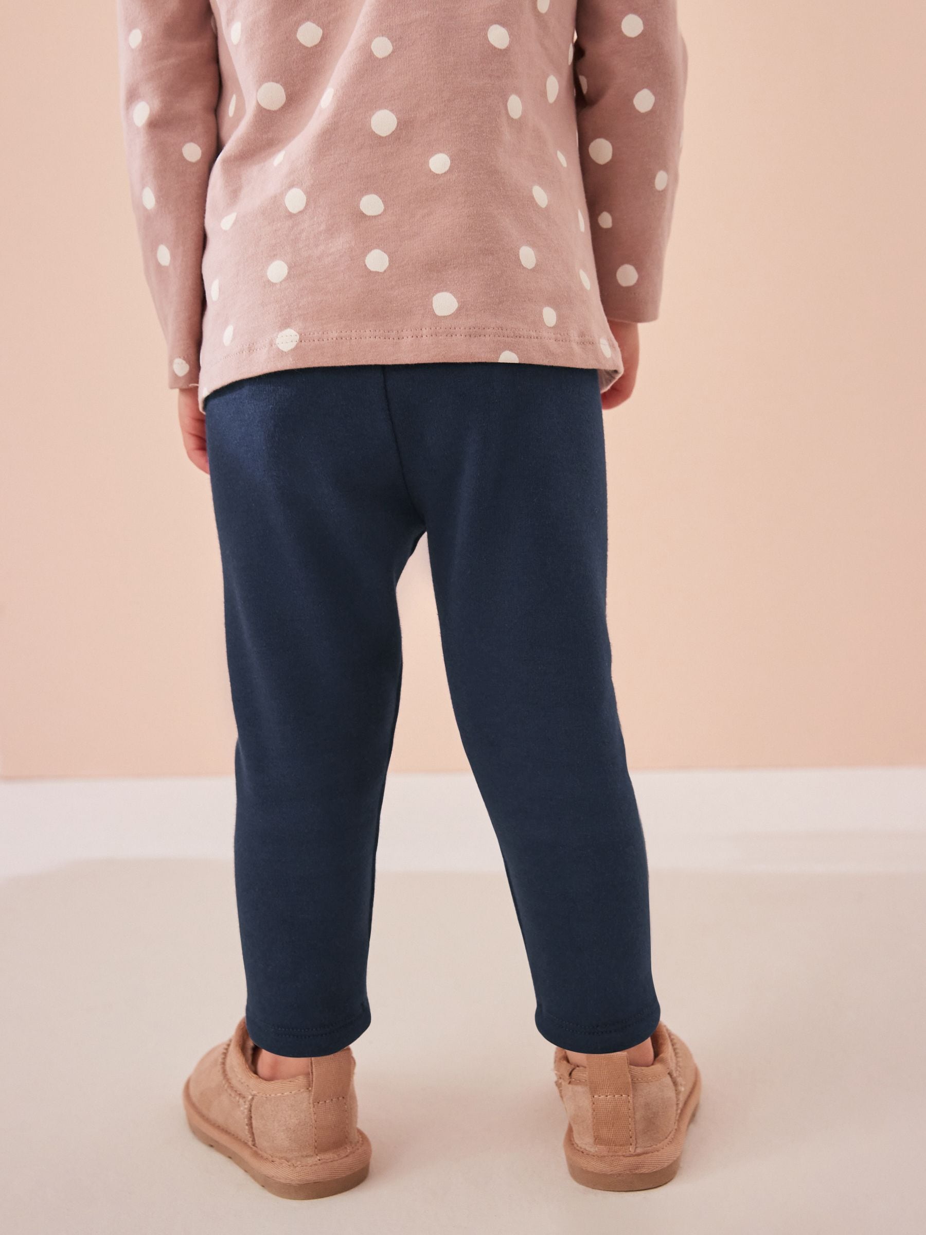 Buy Navy Cosy Fleece Lined Leggings 3mths 7yrs from Next United Arab Emirates