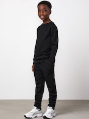 Gym King Black Victory Loopback Crew Sweat Top - Image 1 of 4