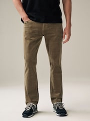 Stone Straight Fit Cord Jean Style Trousers - Image 4 of 10