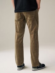 Stone Straight Fit Cord Jean Style Trousers - Image 5 of 10
