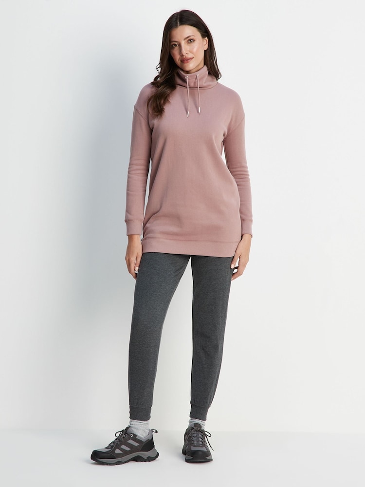 Tog 24 Pink Drakeford Longline Sweatshirt - Image 1 of 7