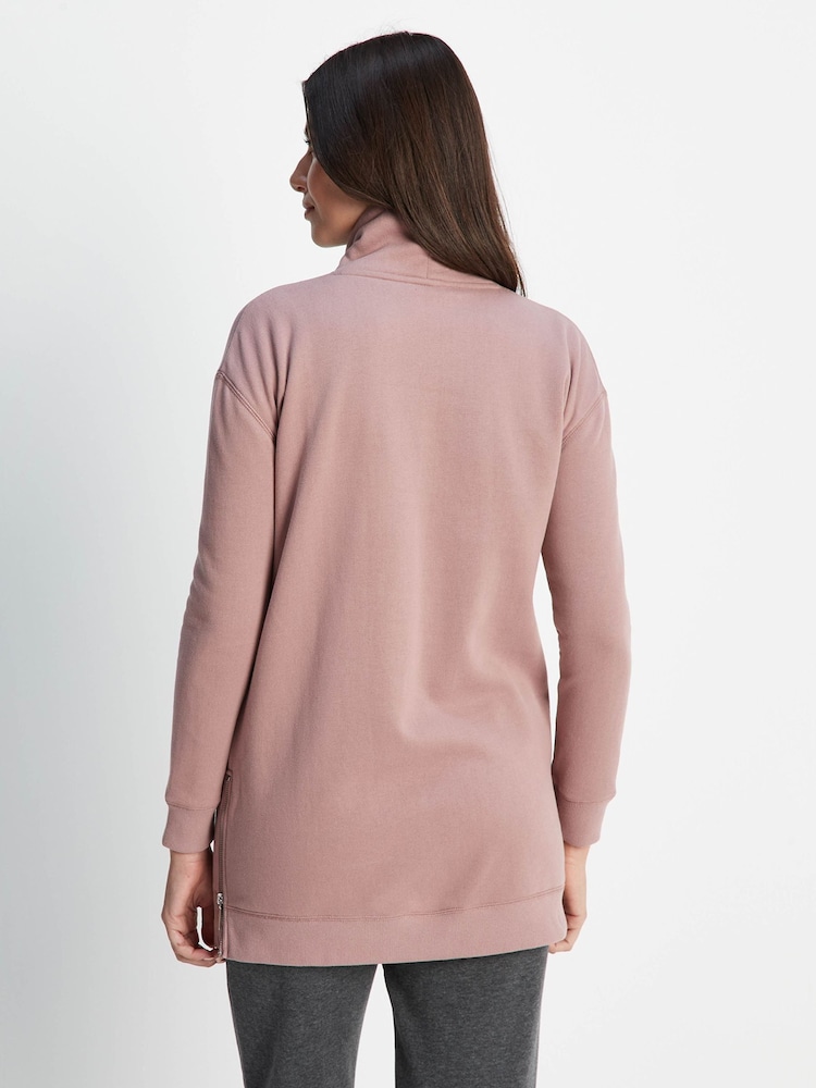 Tog 24 Pink Drakeford Longline Sweatshirt - Image 2 of 7