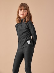 Black Marl Sports Zip Through Jacket (3-16yrs) - Image 2 of 9