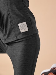 Black Marl Sports Zip Through Jacket (3-16yrs) - Image 5 of 9