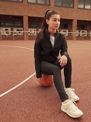Black Marl Sports Zip Through Jacket (3-16yrs) - Image 6 of 9
