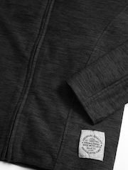 Black Marl Sports Zip Through Jacket (3-16yrs) - Image 8 of 9
