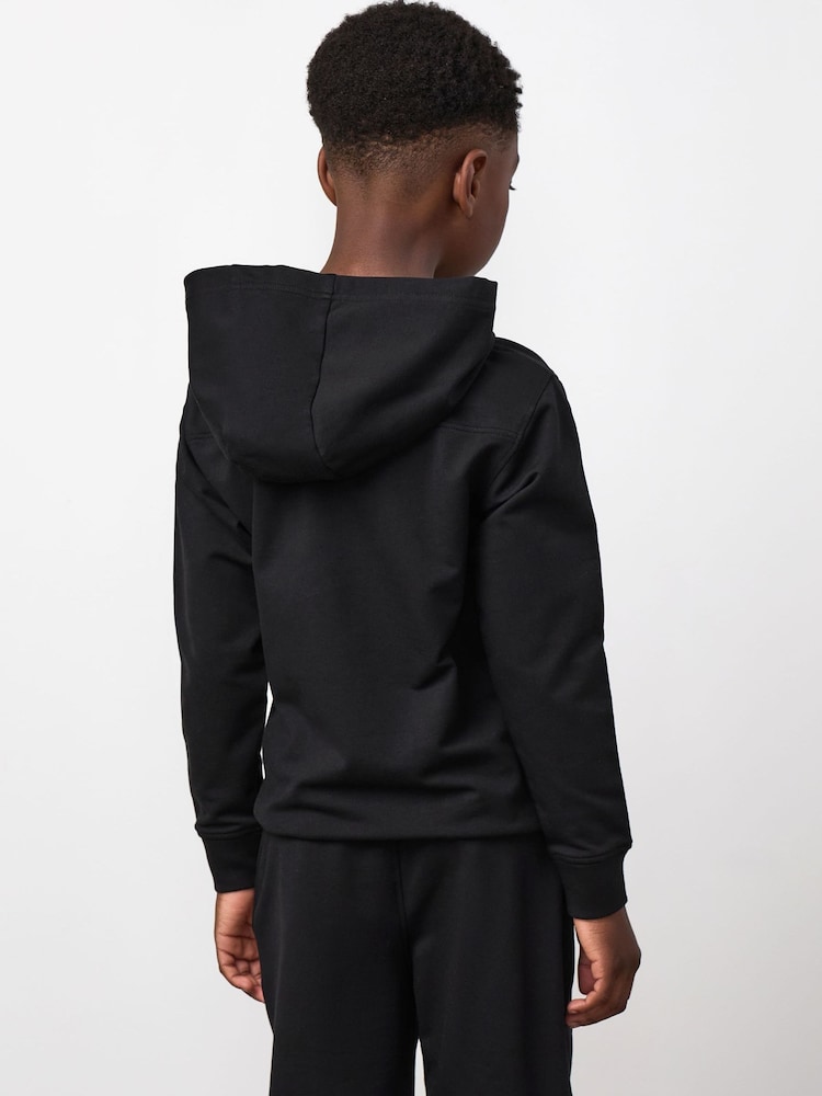 Gym King Black Victory Loopback Hoodie - Image 2 of 4 Gym King Black Victory Loopback Hoodie - Image 2 of 4