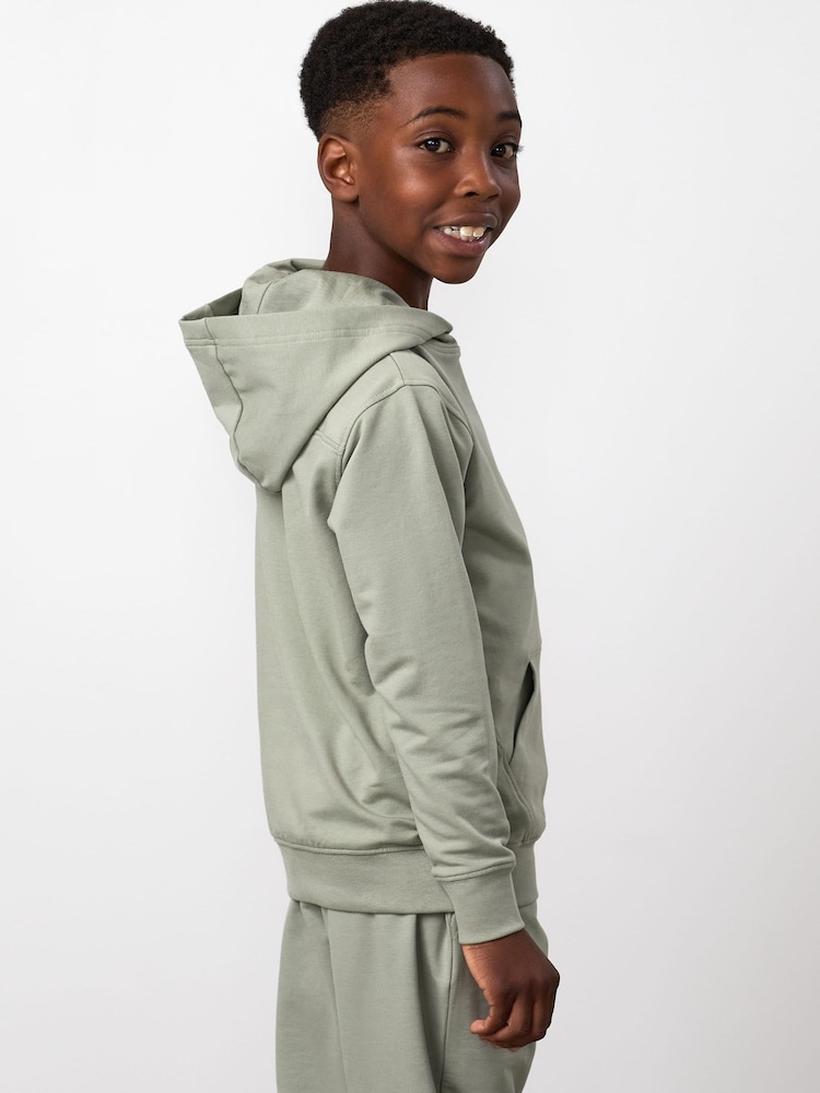 Gym King Green Victory Loopback Hoodie - Image 2 of 4 Gym King Green Victory Loopback Hoodie - Image 2 of 4