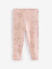Pink Ballet Rib Jersey Leggings (3mths-7yrs) - Image 5 of 7
