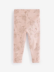 Pink Ballet Rib Jersey Leggings (3mths-7yrs) - Image 6 of 7