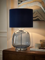 Navy Blue Connor Large Table Lamp - Image 1 of 6