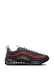Nike Black/Red Air Max 97 Trainers - Image 3 of 10