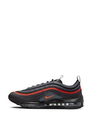 Nike Black/Red Air Max 97 Trainers - Image 4 of 10