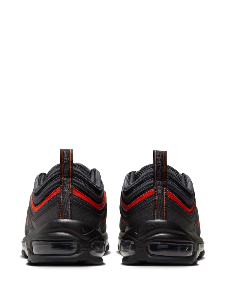 Noir/Rouge - Nike Air Max 97 Trainers - Image 6 of 10
