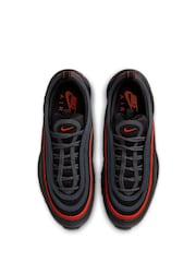 Nike Black/Red Air Max 97 Trainers - Image 7 of 10