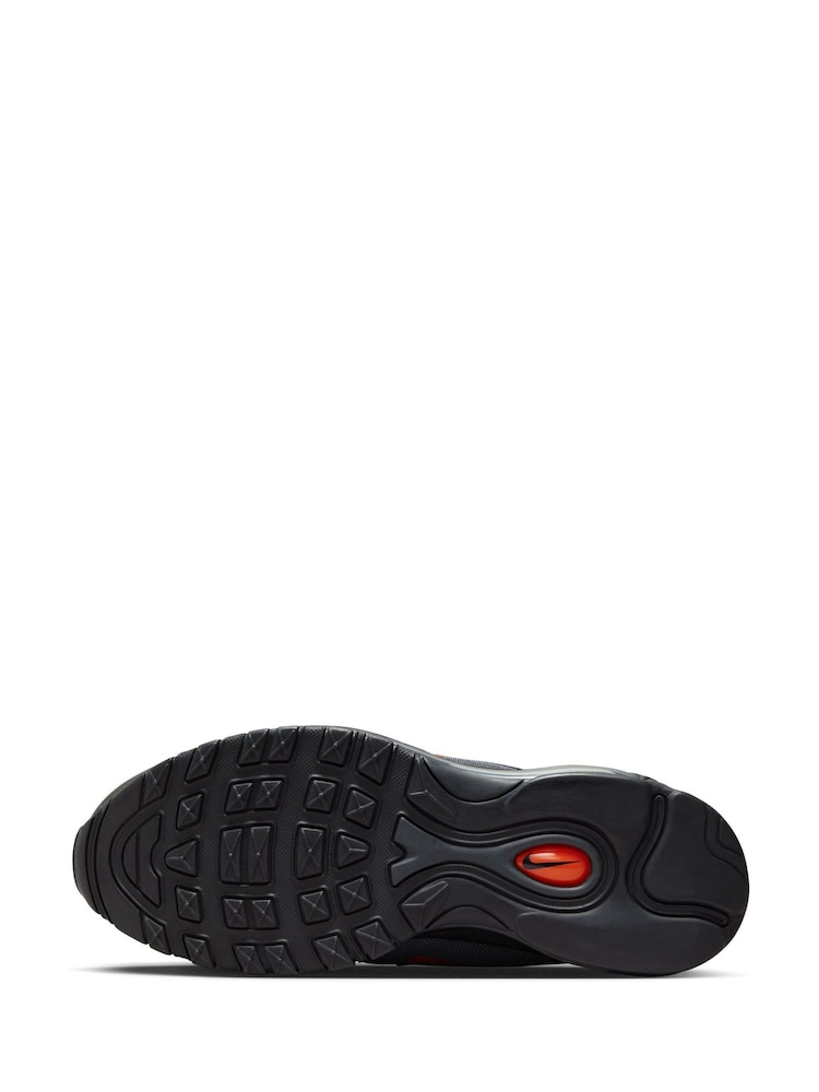 Noir/Rouge - Nike Air Max 97 Trainers - Image 8 of 10
