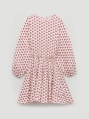 Hush Red Floral Godet Skirt Mini Dress - Image 5 of 5