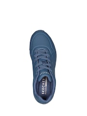 Skechers Dark Blue Womens Standard Fit Uno Trainers - Image 4 of 5