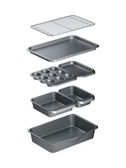 Masterclass Grey Stacking 7 Piece Bakeware Set - Image 1 of 3