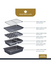 MasterClass 7 Piece Grey Stacking Bakeware Set - Image 4 of 6