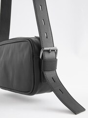 Black Leather Camera Bag - Image 5 of 6