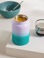 Purple/Teal Gradient Insulated Food Flask - Image 2 of 4