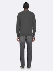 AllSaints Grey Raven Crew T-Shirt - Image 2 of 8