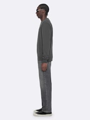 AllSaints Grey Raven Crew T-Shirt - Image 3 of 8