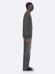 AllSaints Grey Raven Crew T-Shirt - Image 7 of 8