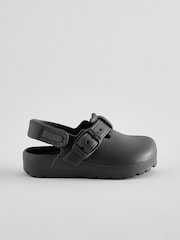 Black Buckle Clogs - Image 5 of 10