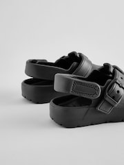 Black Buckle Clogs - Image 9 of 10