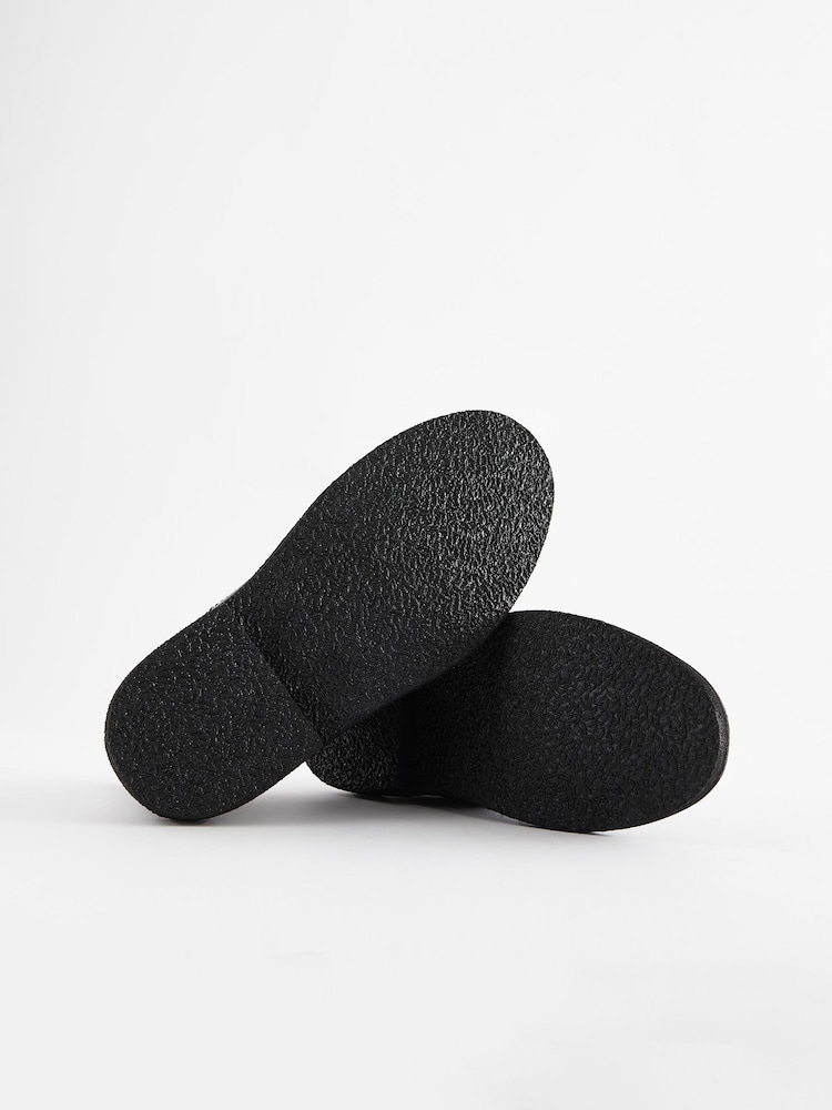 Schwarz - Chelsea-Stiefel aus Leder - Bild 9 von 9
