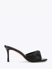 Kurt Geiger London Black Oxford Heel Mule Dr Sandals - Image 1 of 5