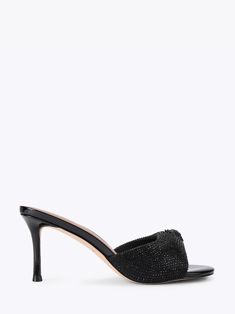 Kurt Geiger London Black Oxford Heel Mule Dr Sandals - Image 1 of 5