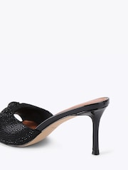 Kurt Geiger London Black Oxford Heel Mule Dr Sandals - Image 3 of 5