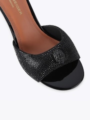 Kurt Geiger London Black Oxford Heel Mule Dr Sandals - Image 4 of 5