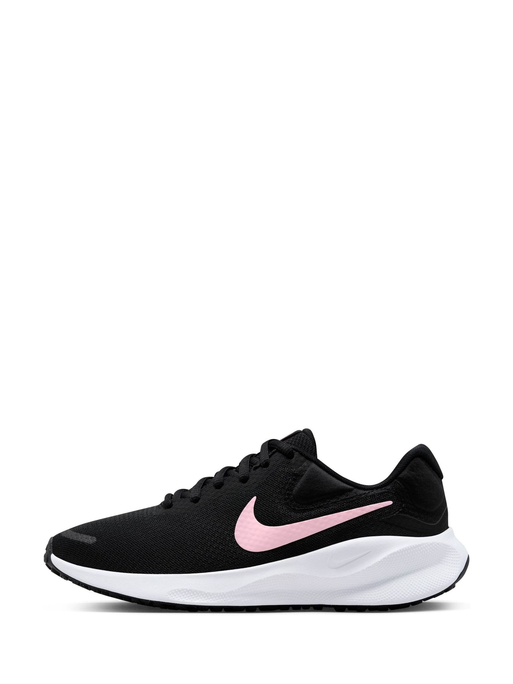 Buy Nike Black Pink Revolution 7 Road Running Trainers from Next France